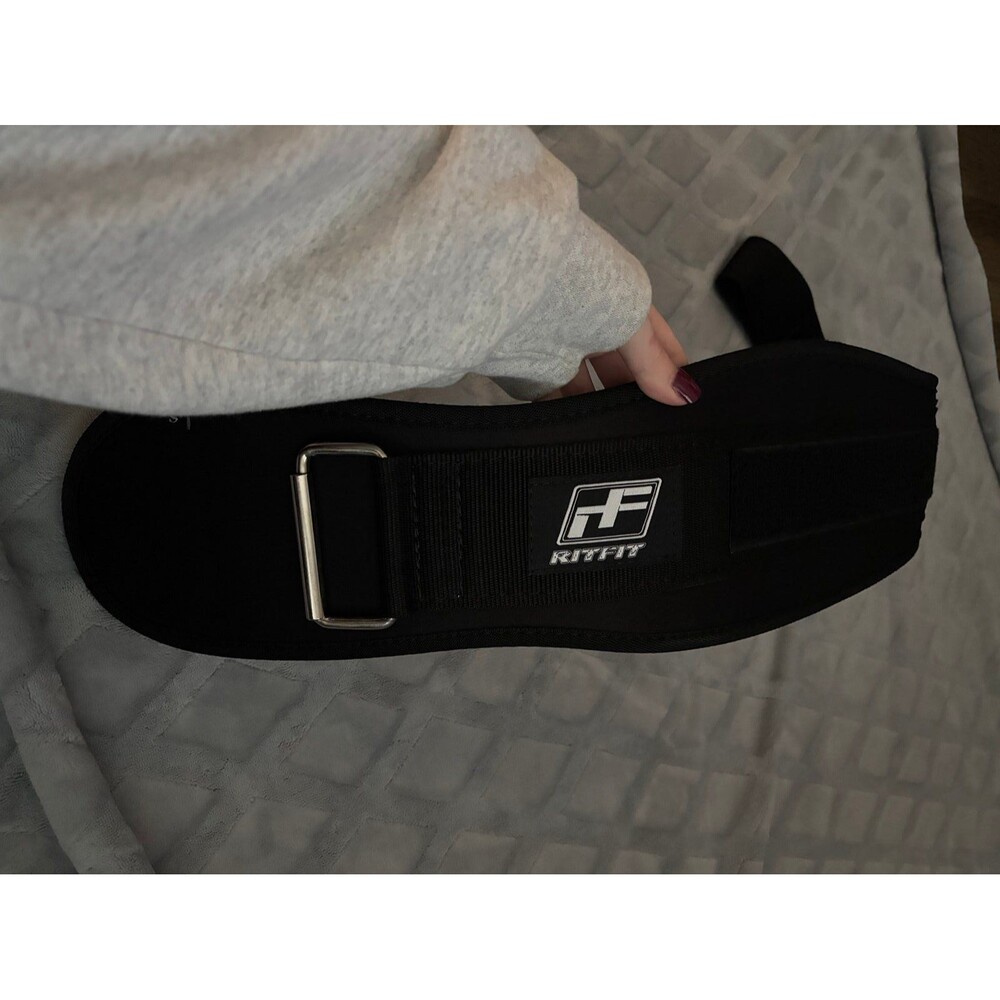 Weightlifting Back Brace - Black